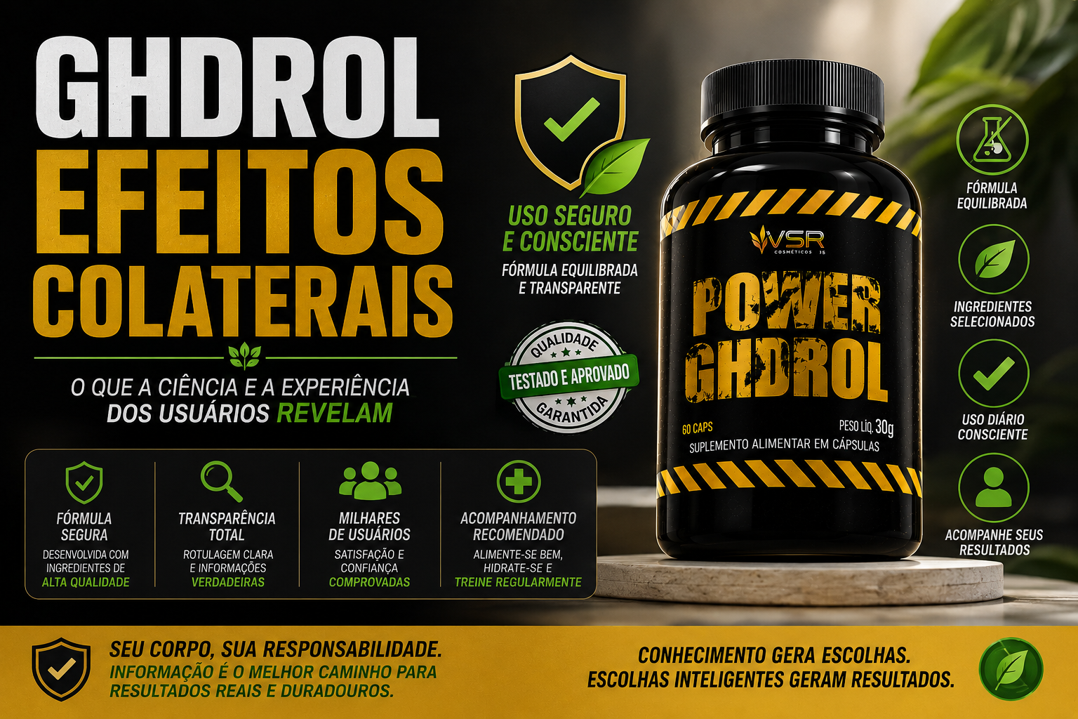 GHDROL Efeitos Colaterais