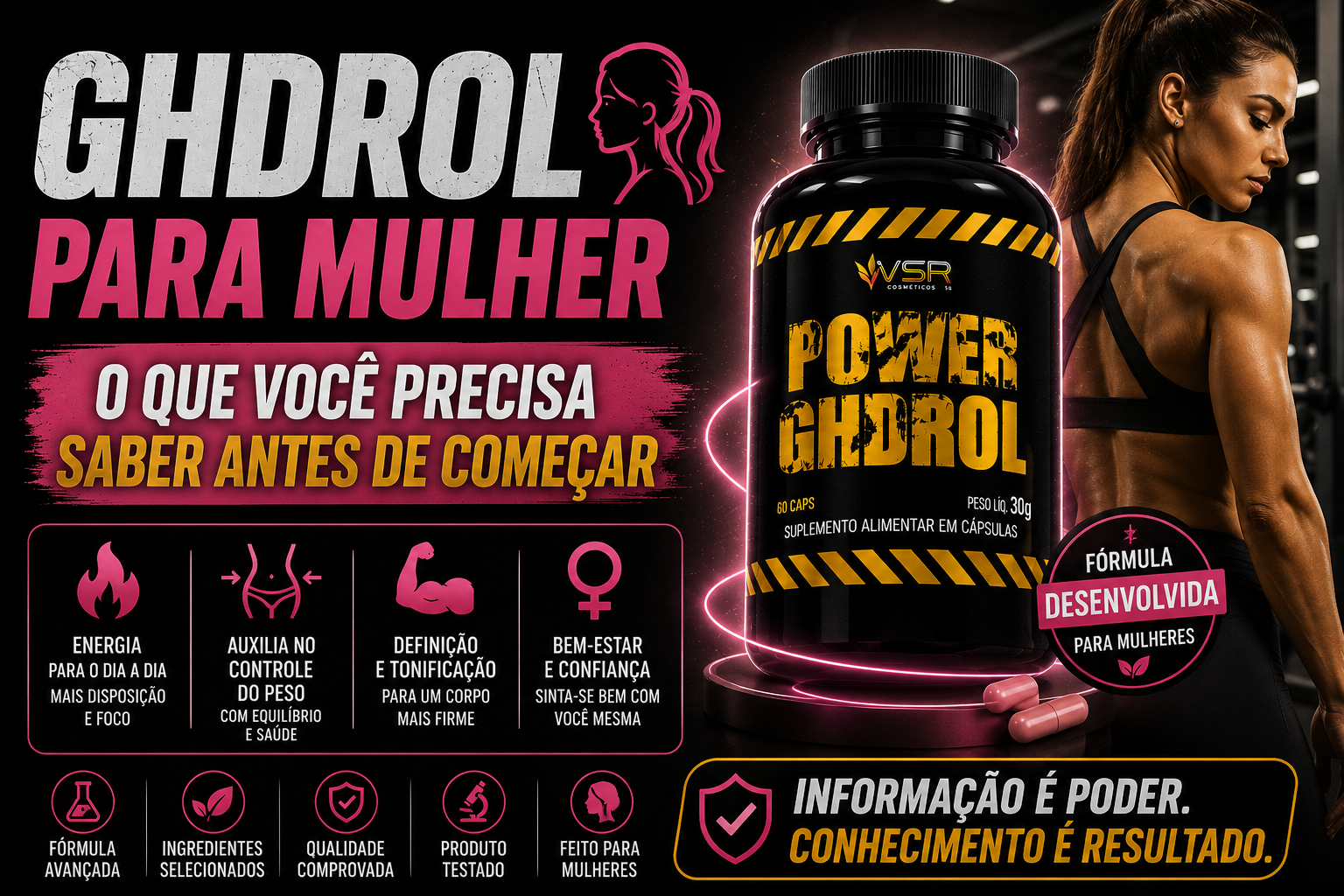 GHDROL para mulher